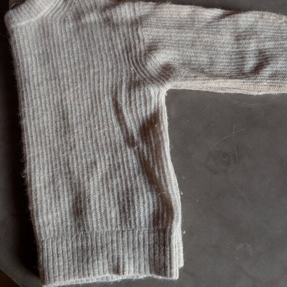 Everlane | The Cocoon Alpaca Crew |  Black Heather | Small - Picture 15 of 16